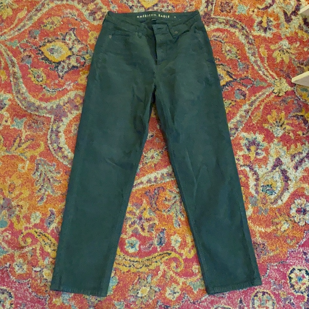 American Eagle straight mom jeans